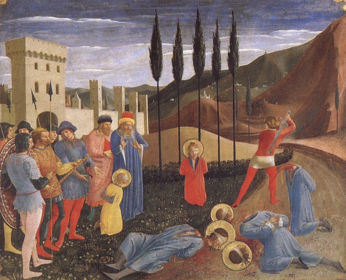 Fra Angelico St Cosmas och S: t Damianus halshugges